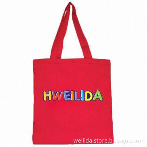 Cotton Canvas Shopping Bag, Sized 38*40cm, with Printed Logo